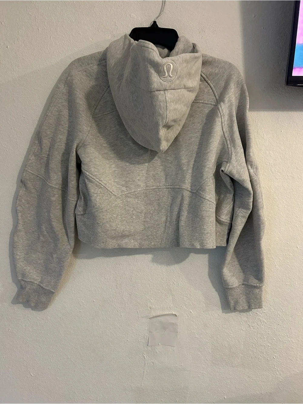 Lululemon scuba oversized half zip hoodie heathered core ultra light gray m/L
